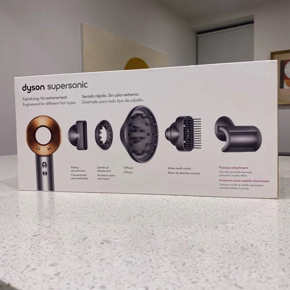 新品 Dyson Supersonic Origin ヘアドライヤー HD08 Supersonic™ Origin hair dryer | Nickel⁄Copper | New